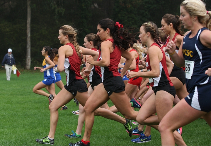 130831 USF-XC-Invite-048.JPG - August 31, 2013; San Francisco, CA, USA; The University of San Francisco cross country invitational at Golden Gate Park.